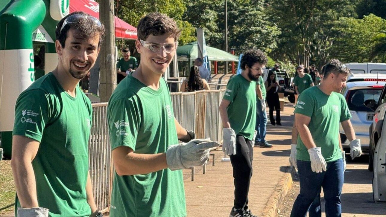 Presidente Prudente recolhe mais de 800 toneladas de lixo eletrônico em mutirão com 300 voluntários e destinação ambiental correta.