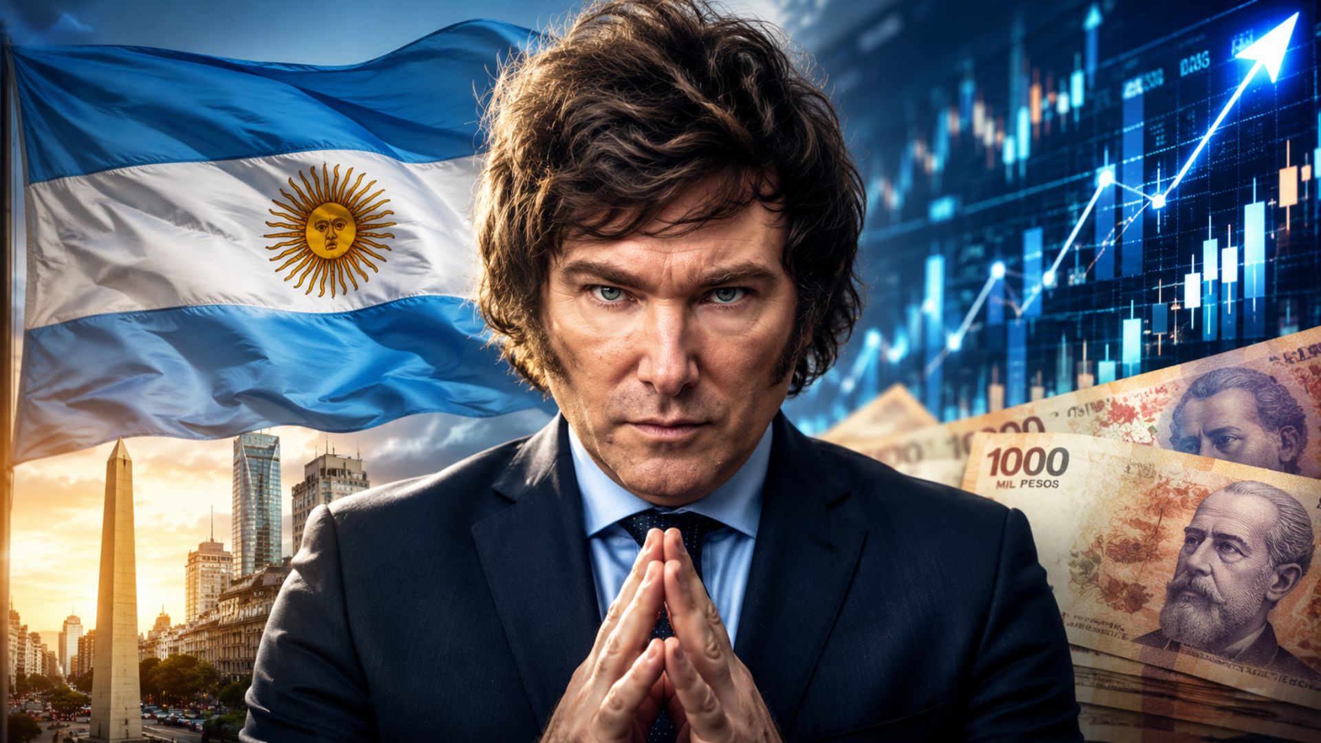 Fernando Ulrich analisa sinais da economia argentina sob Milei, com inflação, risco-país, câmbio e depósitos em dólar em foco.
