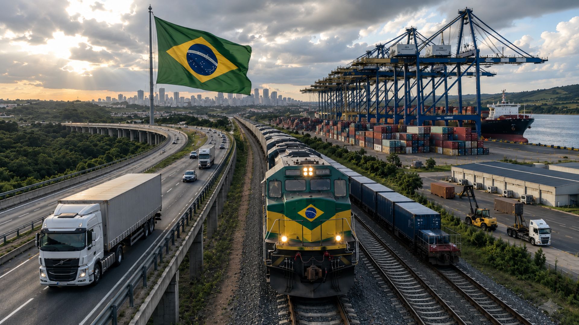 George Santoro detalha plano de R$ 396 bilhões para rodovias, ferrovias e logística em entrevista ao Times Brasil.
