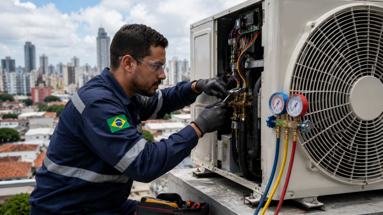 Técnicos de refrigeração ganham espaço com alta demanda em ar-condicionado, supermercados, hospitais, indústrias e data centers.