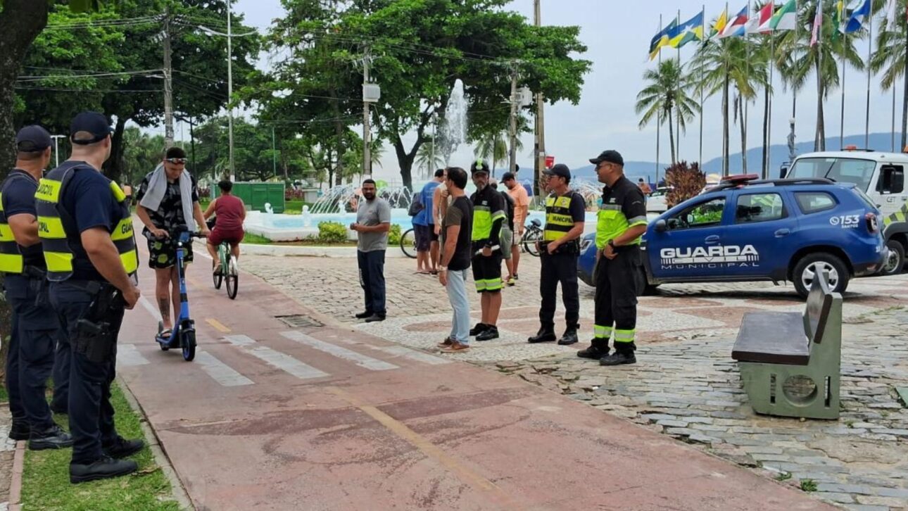 Santos avalia radares móveis nas ciclovias para fiscalizar veículos elétricos autopropelidos e identificar alterações de velocidade.