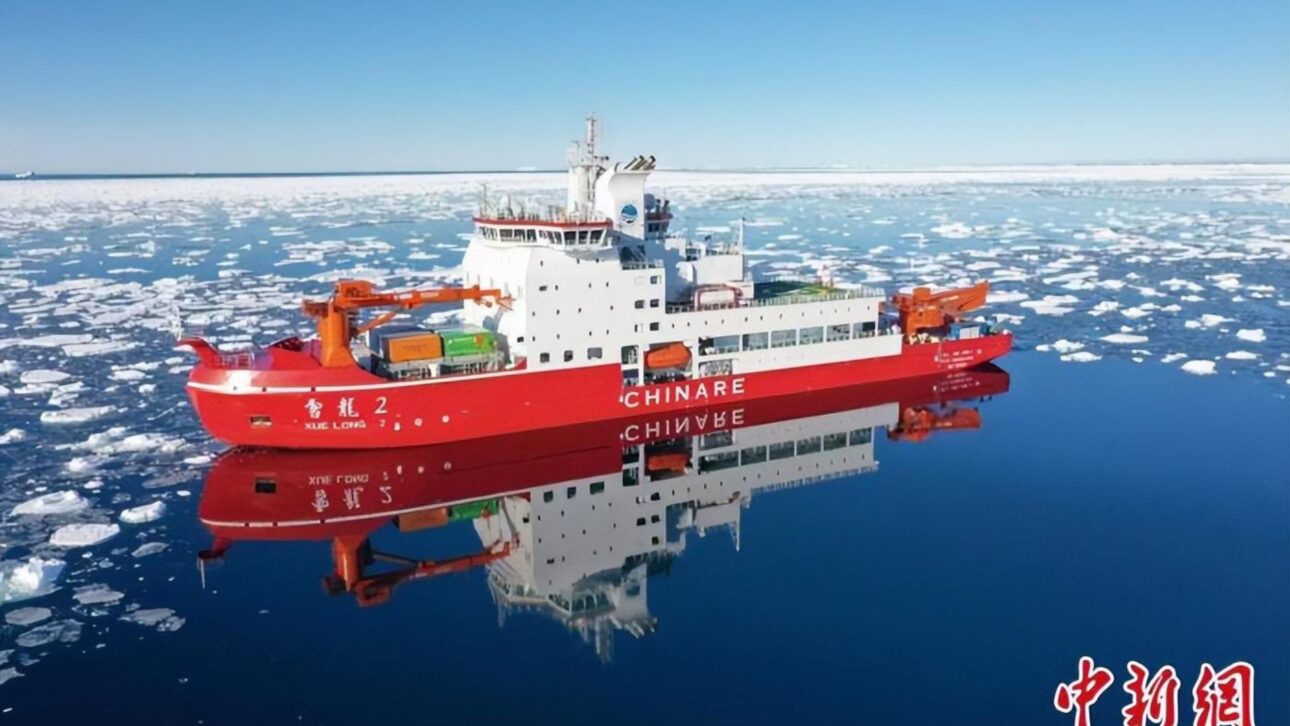 Xue Long 2 combina 15 MW, casco Polar Class 3 e navegação de ré para apoiar pesquisas no Ártico e na Antártica.