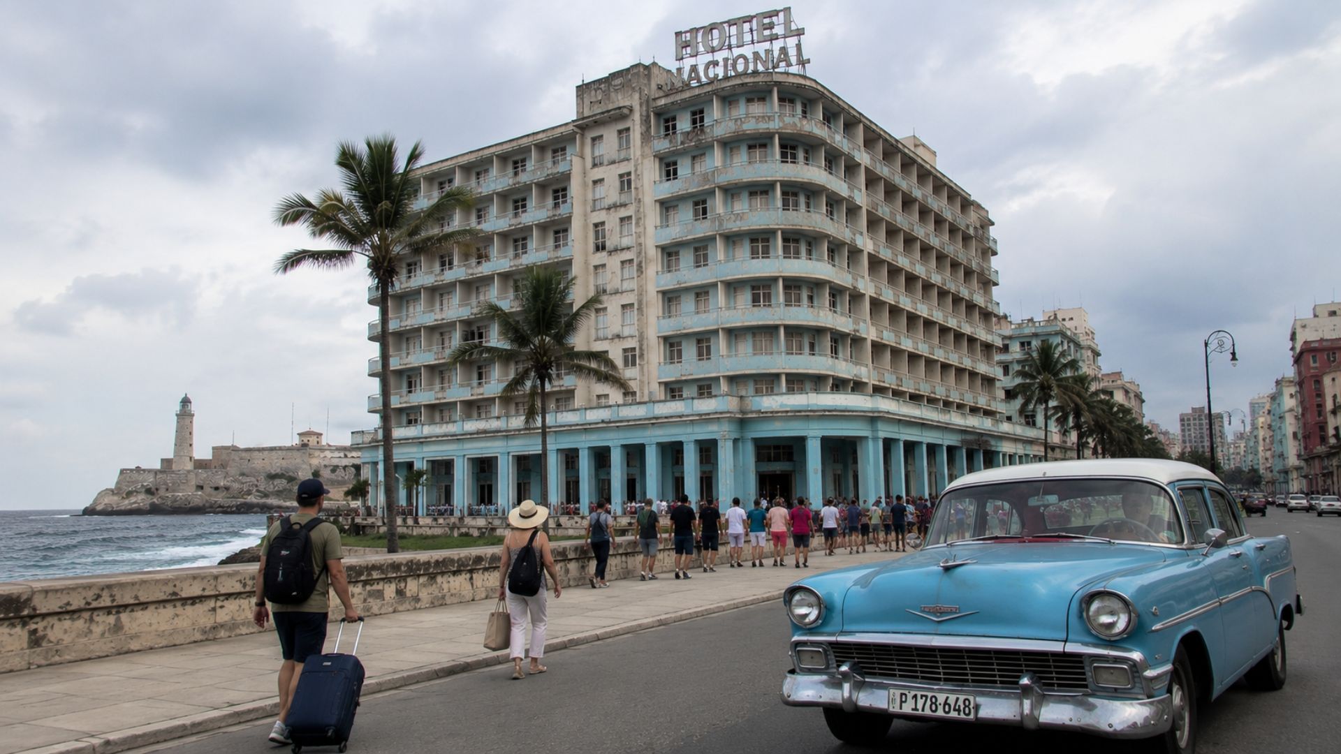 Cuba vê redes hoteleiras deixarem o país após sanções dos EUA, enquanto turismo despenca 55,8% e crise econômica se agrava.