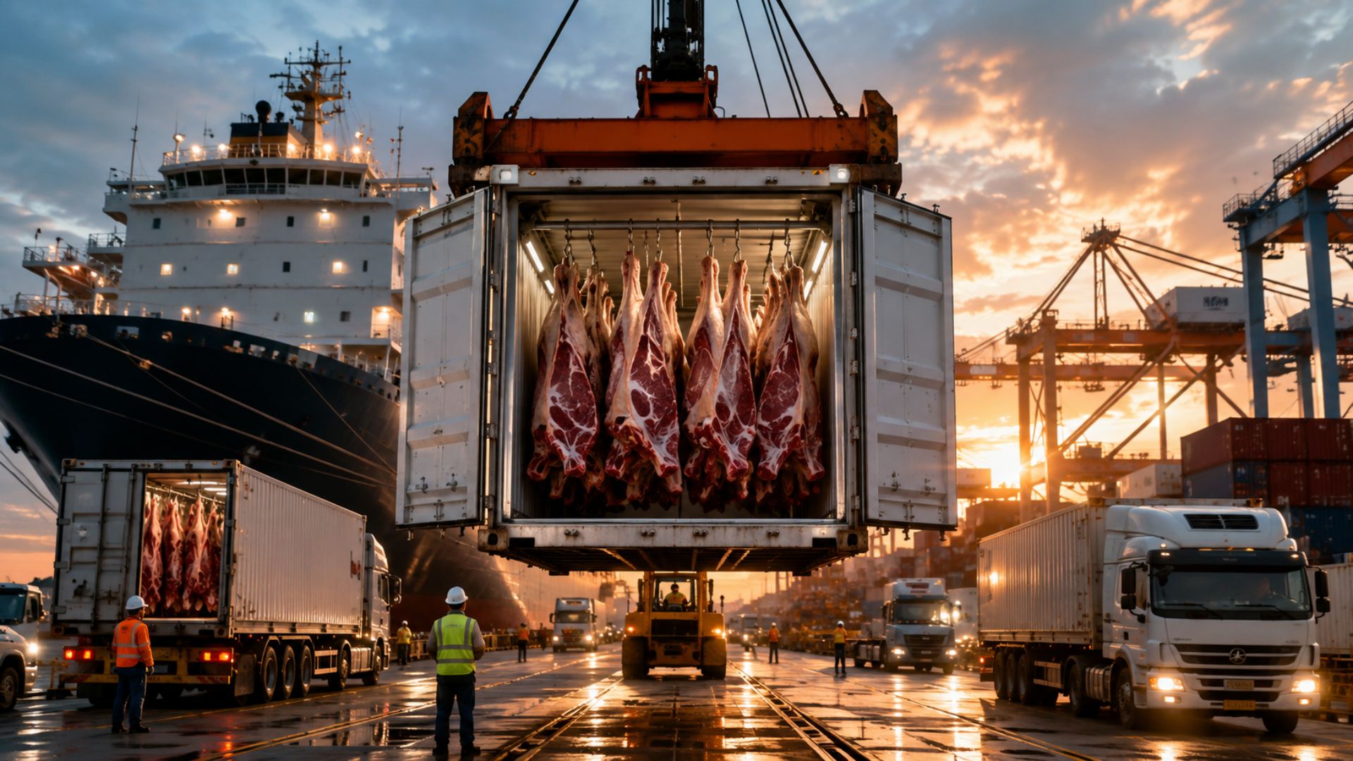 China amplia demanda por carne bovina, Brasil renegocia cotas e tarifa de 55%, enquanto EUA aumentam compras do setor.