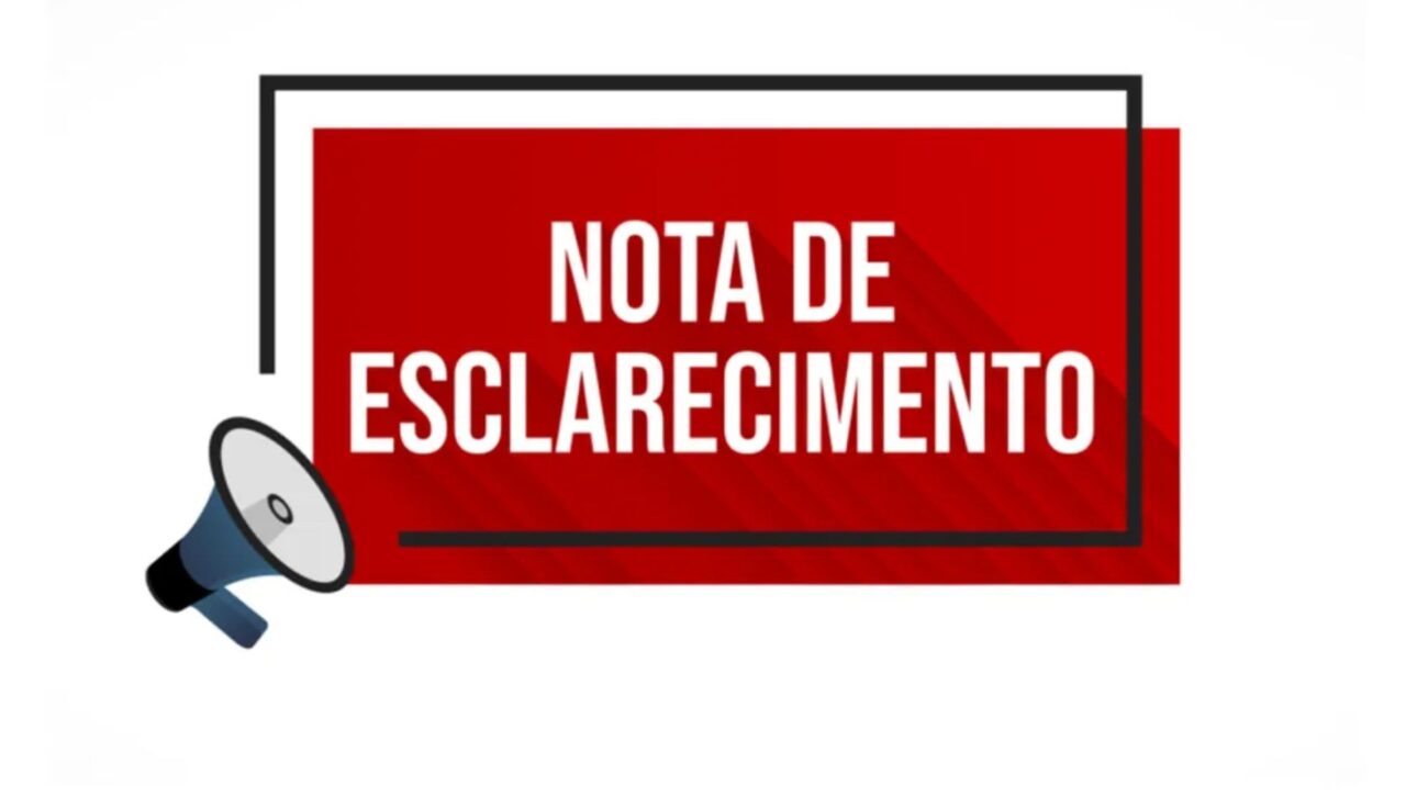 LEIA A NOTA DE ESCLARECIMENTO COMPLETA DA PREFEITURA CLICANDO NA IMAGEM.