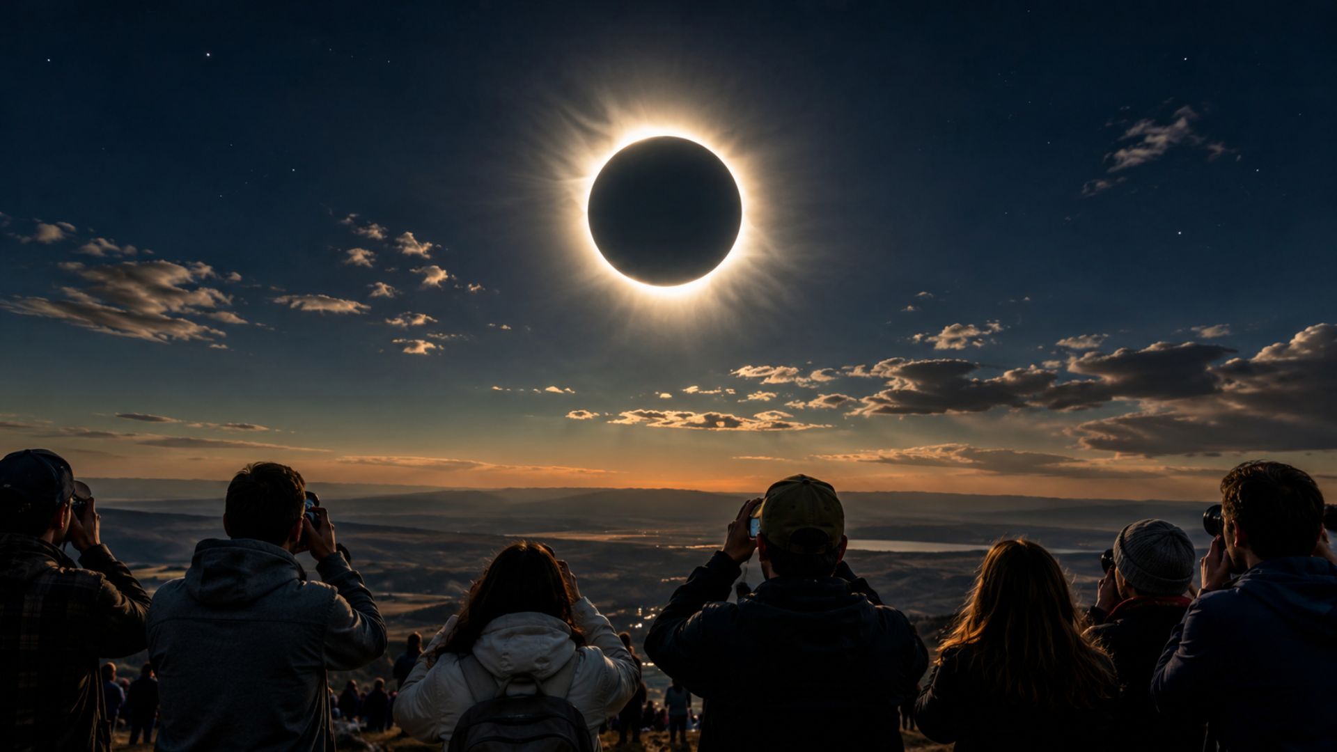 Eclipse solar total de 2027 terá longa escuridão, poderá revelar estrelas em pleno dia e será visível em regiões específicas.