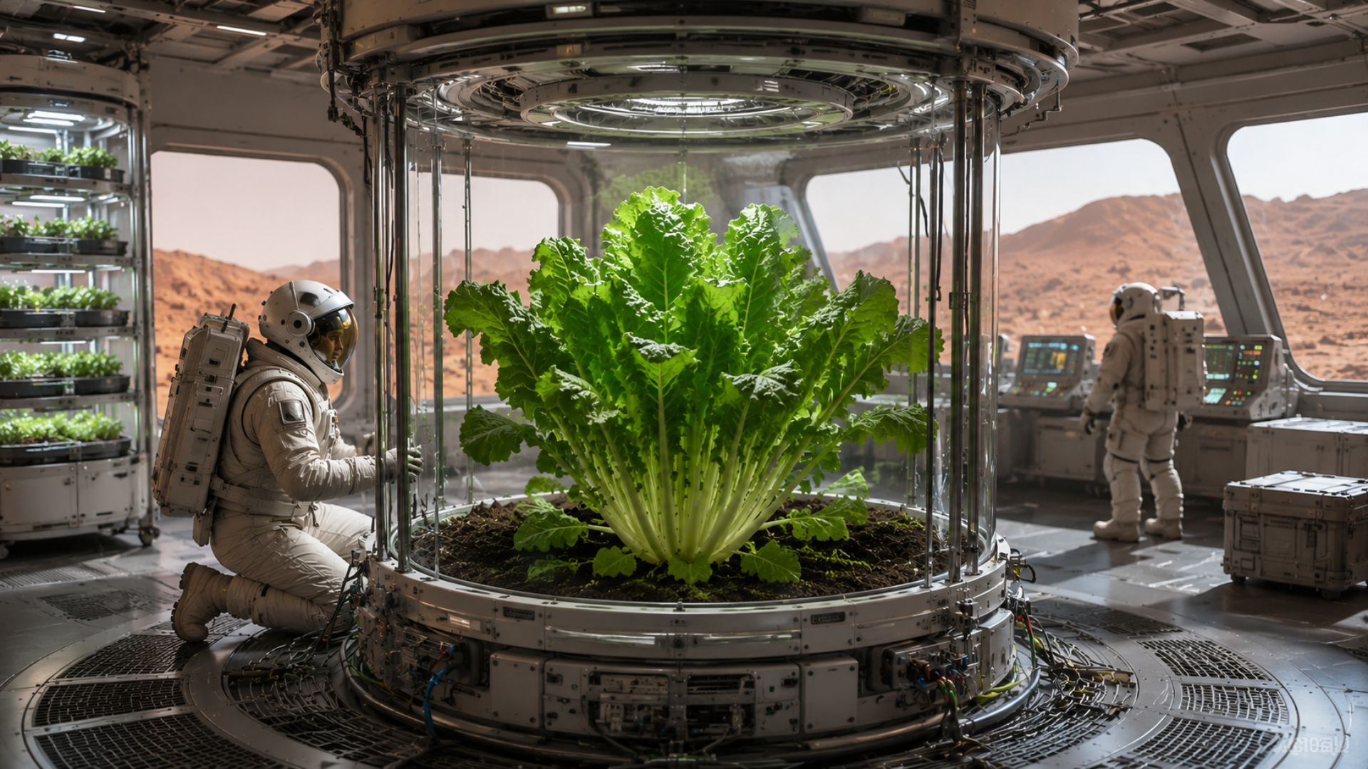 Nasa pesquisa plantas que crescem no escuro com CO₂ e eletricidade para produzir comida em missões longas à Lua e a Marte.