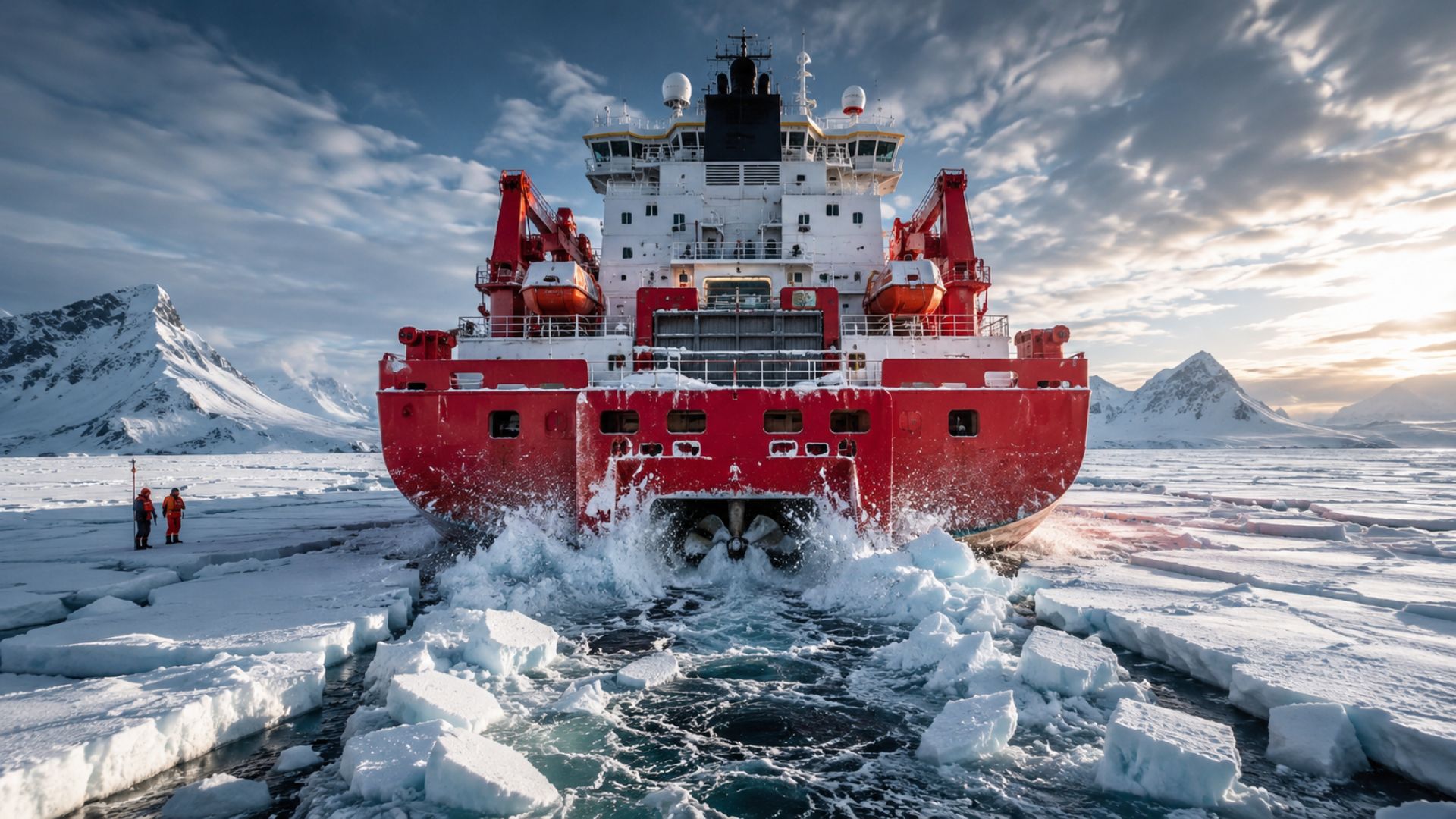 Xue Long 2 combina 15 MW, casco Polar Class 3 e navegação de ré para apoiar pesquisas no Ártico e na Antártica.