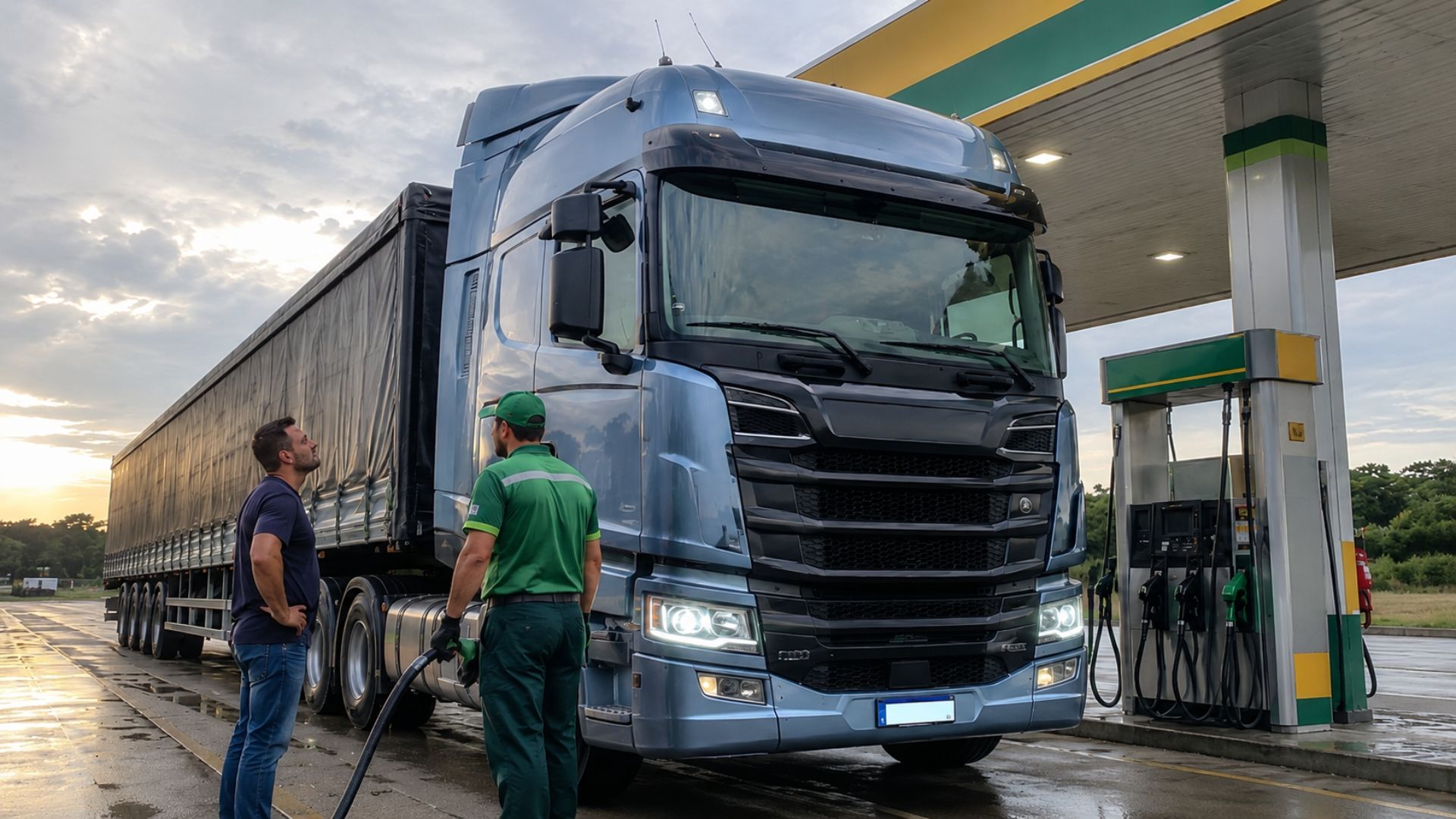 Biometano abastece caminhões em 8 minutos, alcança até 700 km e surge como alternativa ao diesel no transporte rodoviário brasileiro.