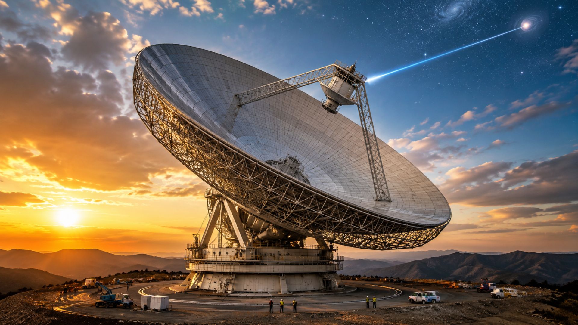 China constrói radiotelescópio orientável de 120 metros para estudar planetas e asteroides com precisão inédita.