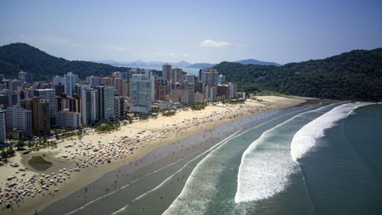 Até 2029, Praia Grande receberá uma série de investimentos de R$ 1 bilhão que vão levar mais água de qualidade, coleta e tratamento de esgoto. Foto: Divulgação/Governo de SP