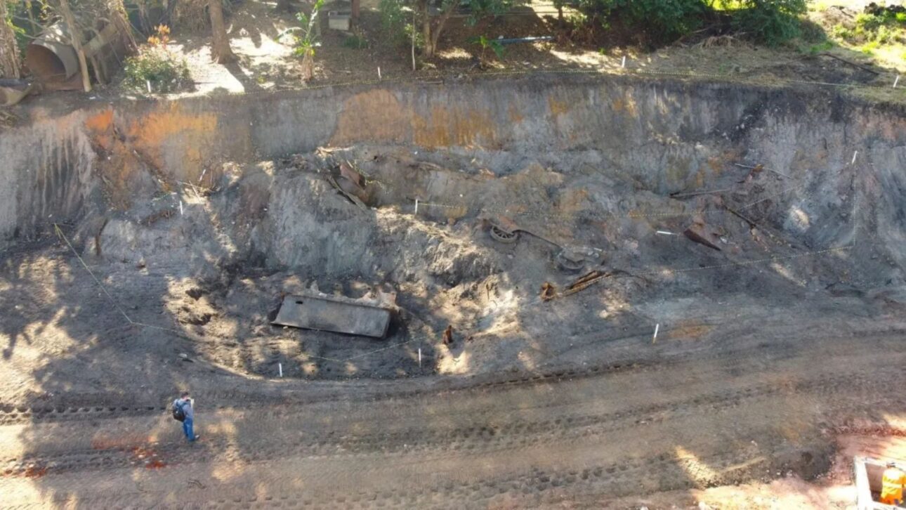 Achados arqueológicos encontrados na Marginal Tietê • Diculgação/Prefeitura de SP