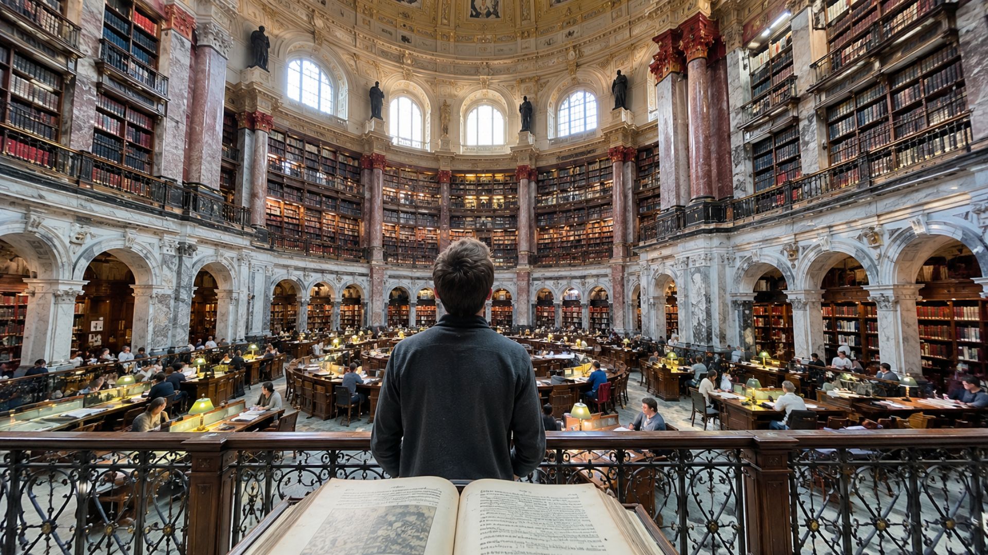 Conheça a maior biblioteca do mundo, com milhões de itens físicos, acervo em 470 idiomas e ligação com o Congresso dos EUA, em Washington.