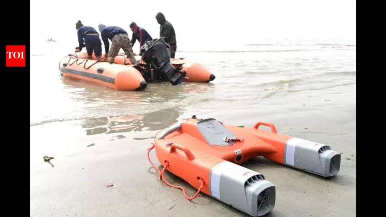 Drone salva-vidas usado na Índia chega a 7 m/s, reboca 1.000 kg e reforça resgates na Baía de Bengala.