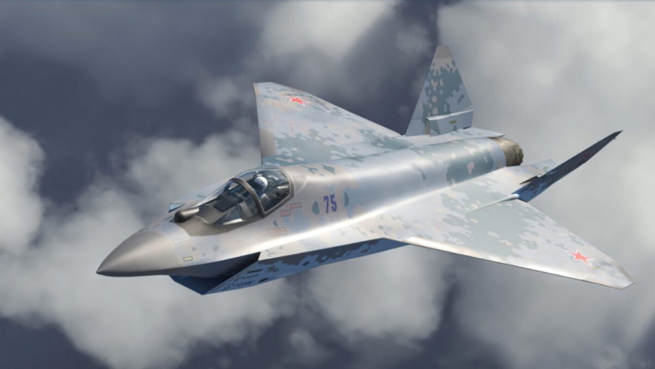 Russia begins prototype of Su-75 Checkmate, fifth-generation stealth fighter focused on lower cost and competition with the F-35.