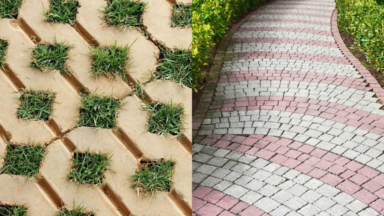 Pedras naturais e pisos permeáveis voltam aos quintais como alternativa ao concreto, com drenagem, conforto térmico e visual retrô.