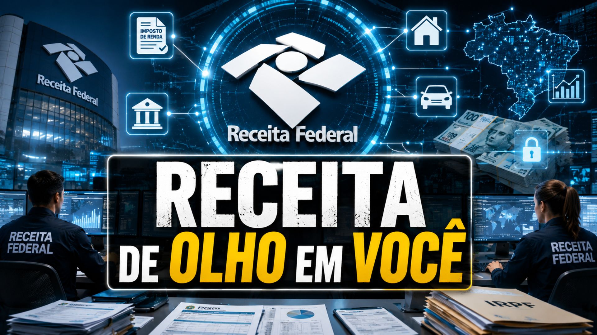 Receita Federal usa inteligência artificial para cruzar dados fiscais, bancários e patrimoniais e ampliar fiscalização no Brasil.