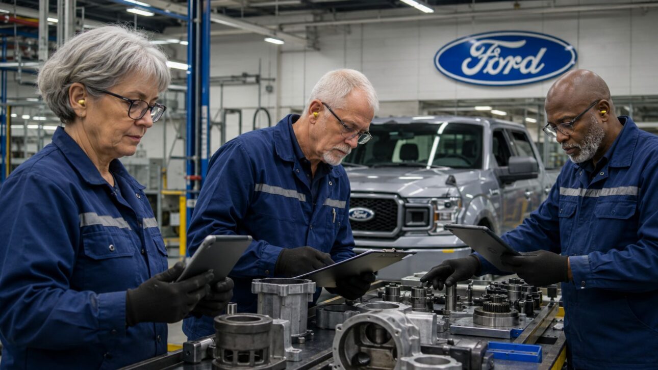 Ford reforça equipe com engenheiros veteranos após limites da IA e melhora qualidade inicial, mas ainda enfrenta recalls nos EUA em 2026.