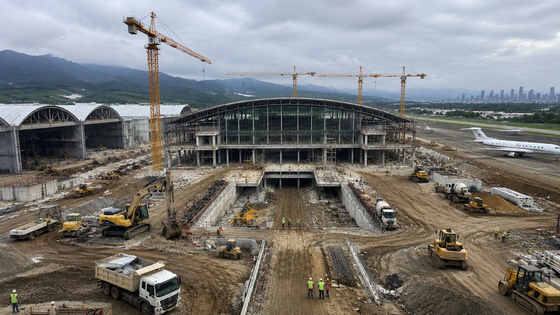 AeroPark Camboriú prevê aeroporto executivo de R$ 1 bilhão, 225 hangares, parque tecnológico e zona de exportação em SC.