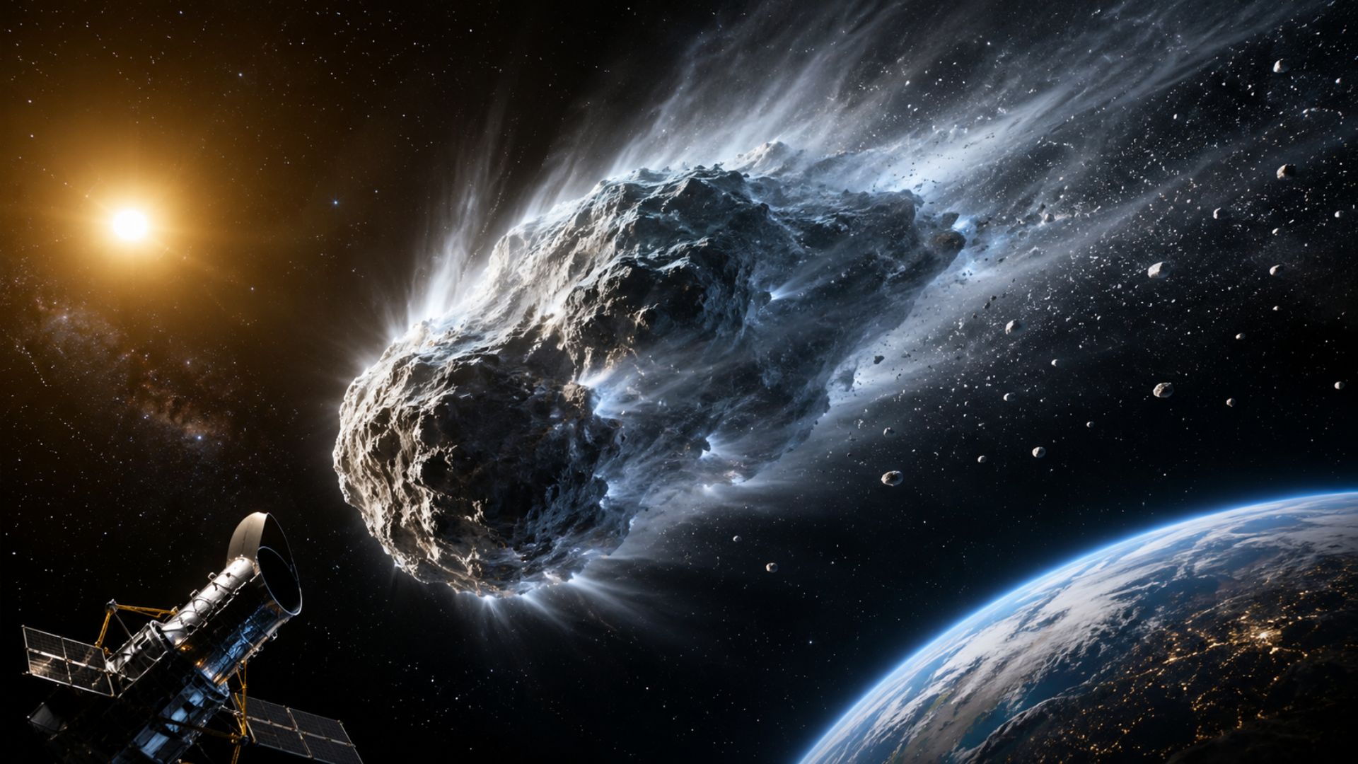 NASA estuda o cometa interestelar 3I/ATLAS com Webb, Hubble e ALMA e identifica pistas sobre sua origem fora do Sistema Solar.