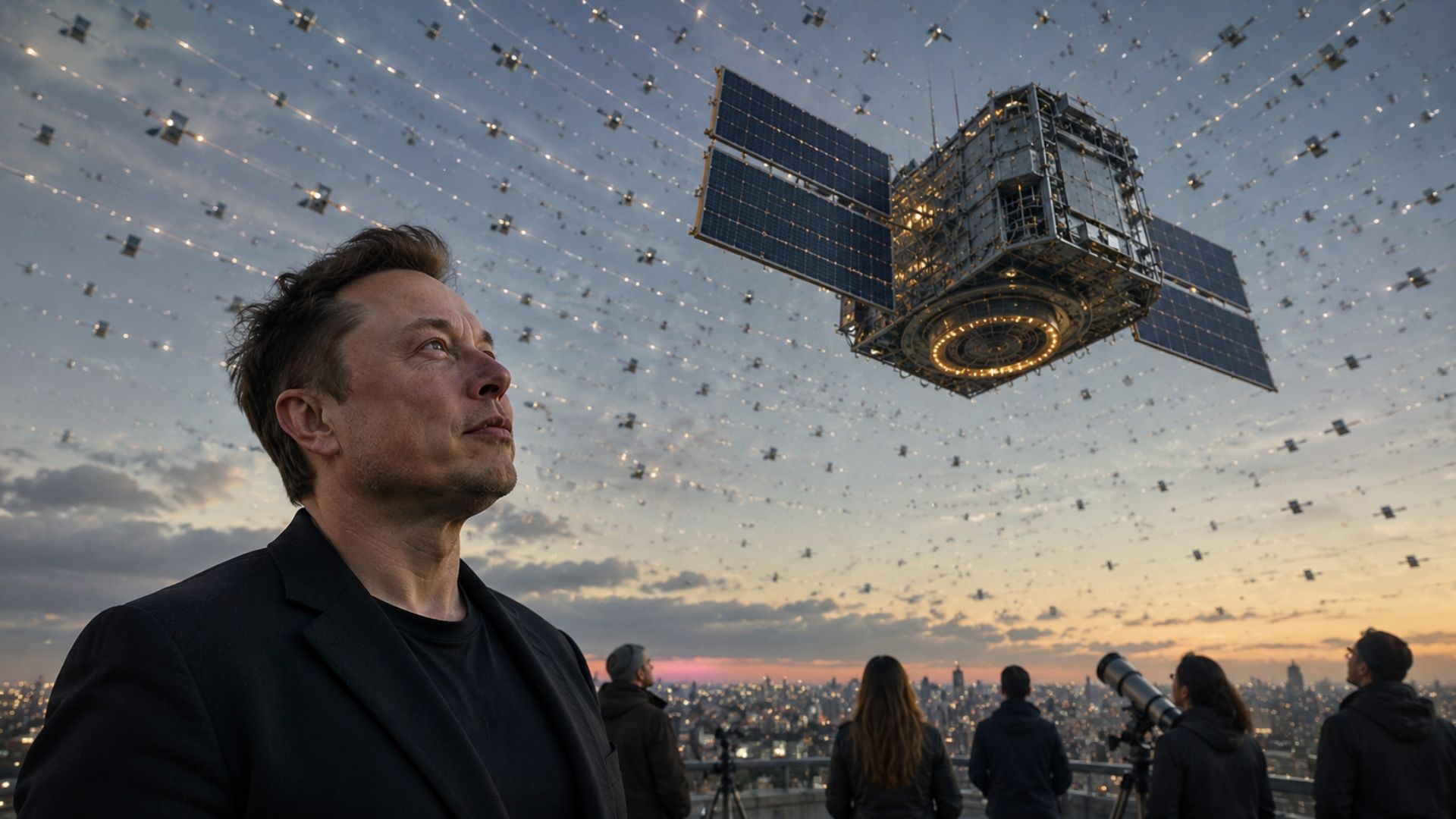 Plano da SpaceX prevê até 1 milhão de satélites e preocupa astrônomos por impactos no céu noturno e na observação das estrelas.