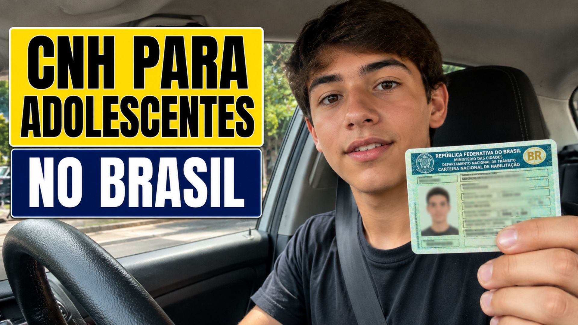 Proposta no Congresso prevê CNH para adolescentes de 16 e 17 anos com limite de horário, circulação urbana e acompanhante habilitado.