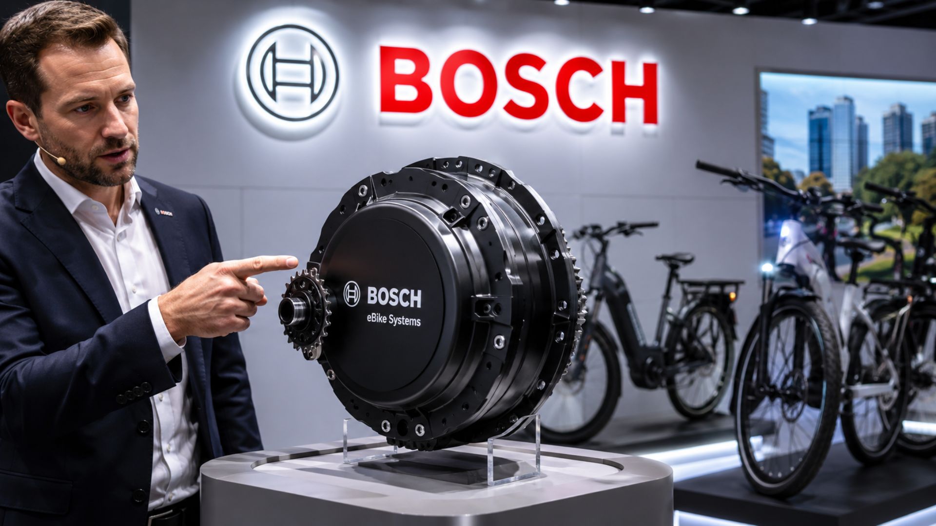 Bosch lança o Hub Line, motor de cubo de 2,3 kg para bicicletas elétricas urbanas com 45 Nm e menor resistência ao pedalar.