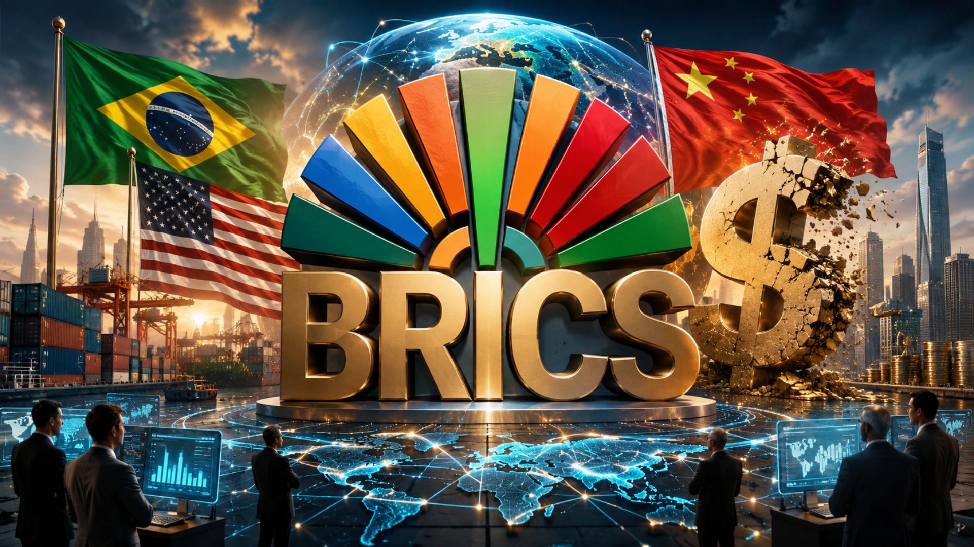 BRICS testa plataformas de pagamento para reduzir dependência do dólar e ampliar transações em moedas nacionais fora do SWIFT até 2028.