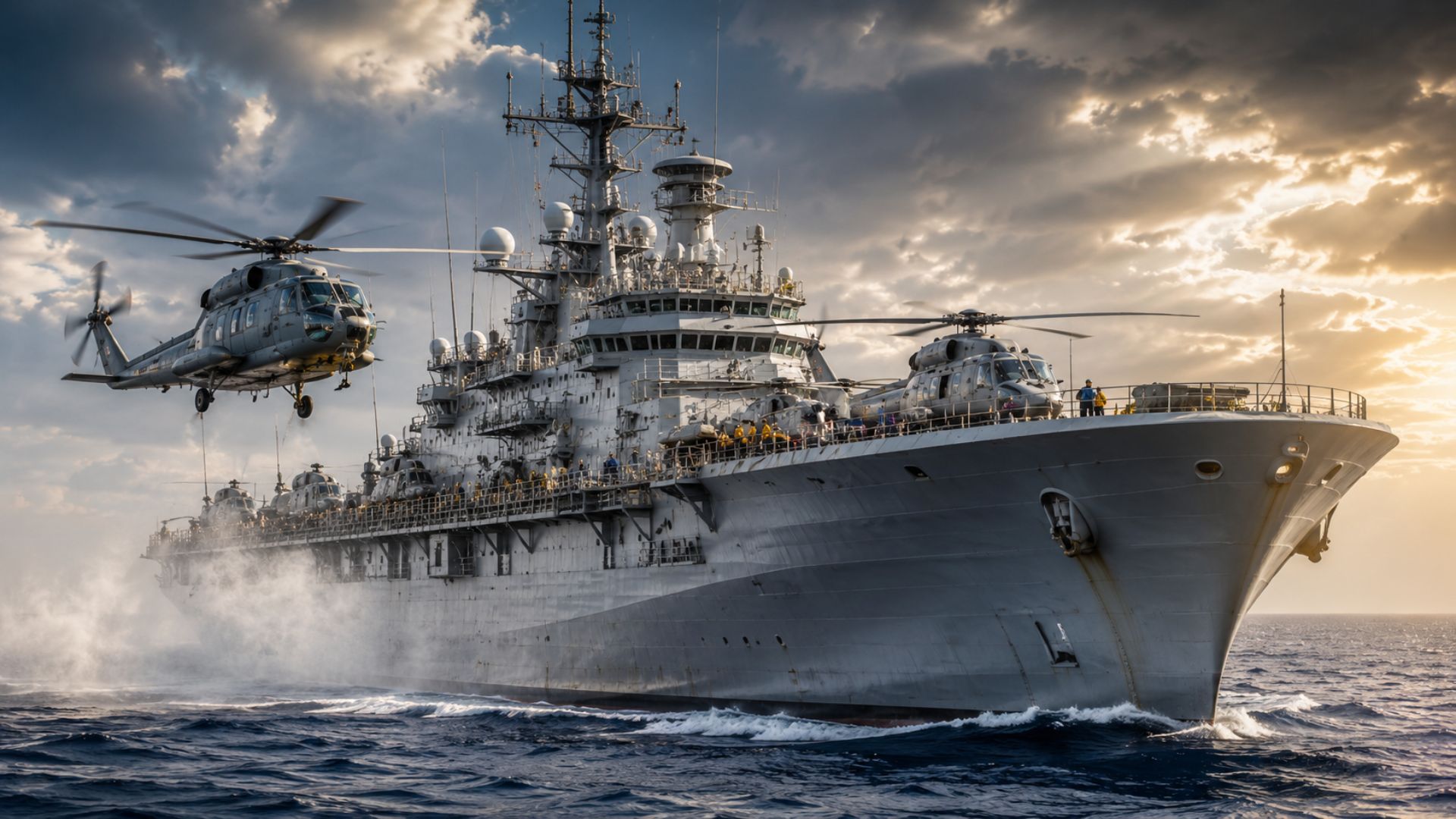 Conheça o porta-helicópteros Jeanne d’Arc, navio francês que uniu formação militar, diplomacia naval e aviação embarcada por 46 anos.