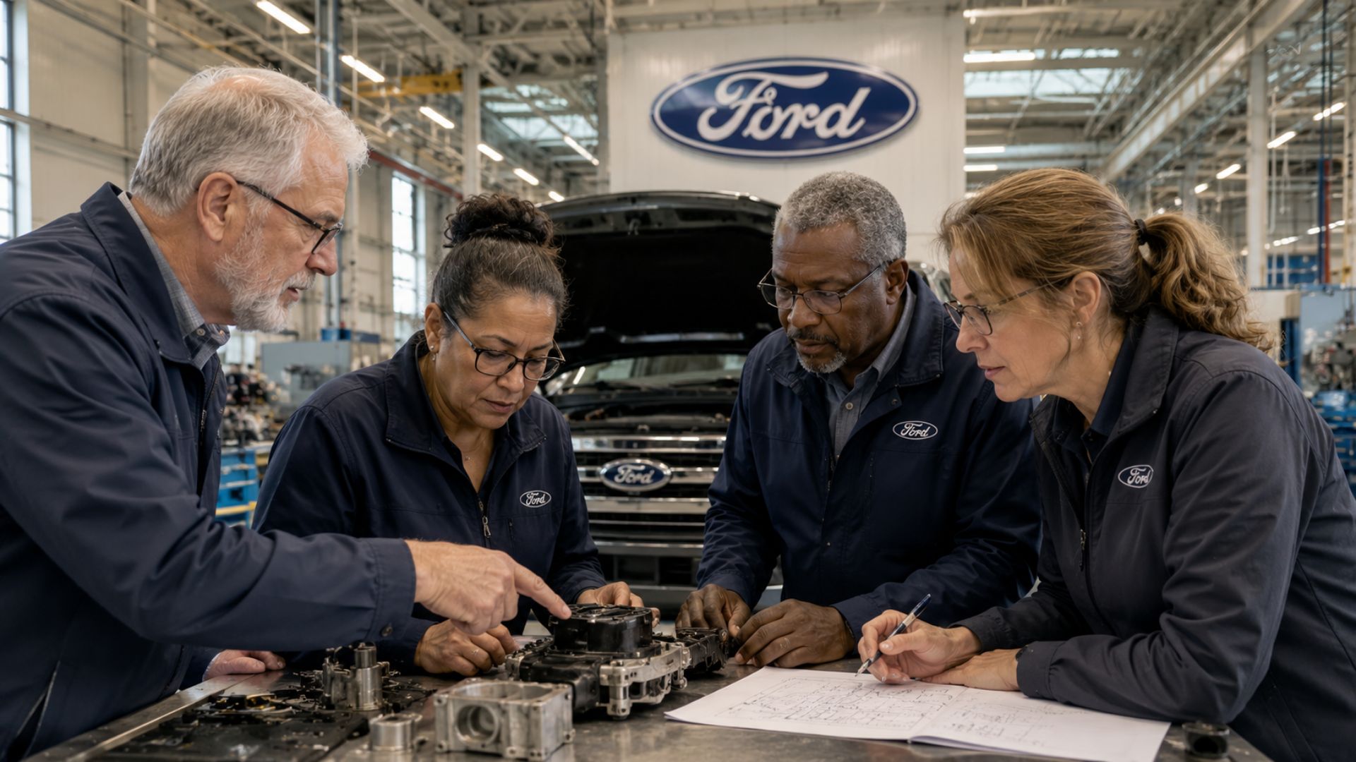 Ford reforça equipe com engenheiros veteranos após limites da IA e melhora qualidade inicial, mas ainda enfrenta recalls nos EUA em 2026.