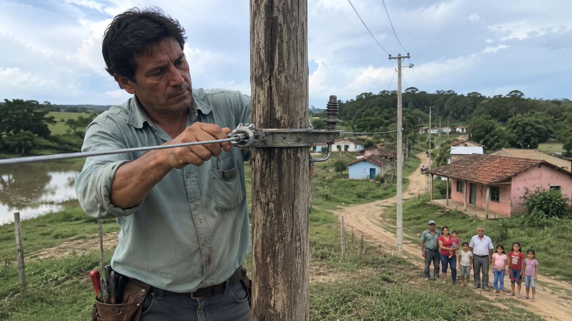 Projeto de Fábio Rosa trocou rede elétrica cara por modelo rural barato e ajudou a levar luz a mais de 1 milhão no Brasil com custo menor.
