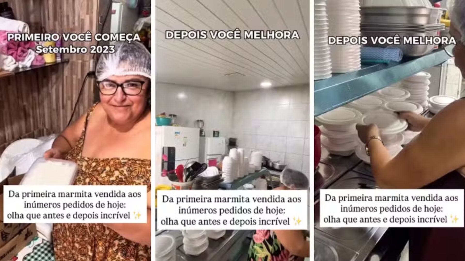 Ex-cabeleireira começou com R$ 100 em Fortaleza e transformou marmitas caseiras em delivery com 7 mil entregas mensais e alta demanda.