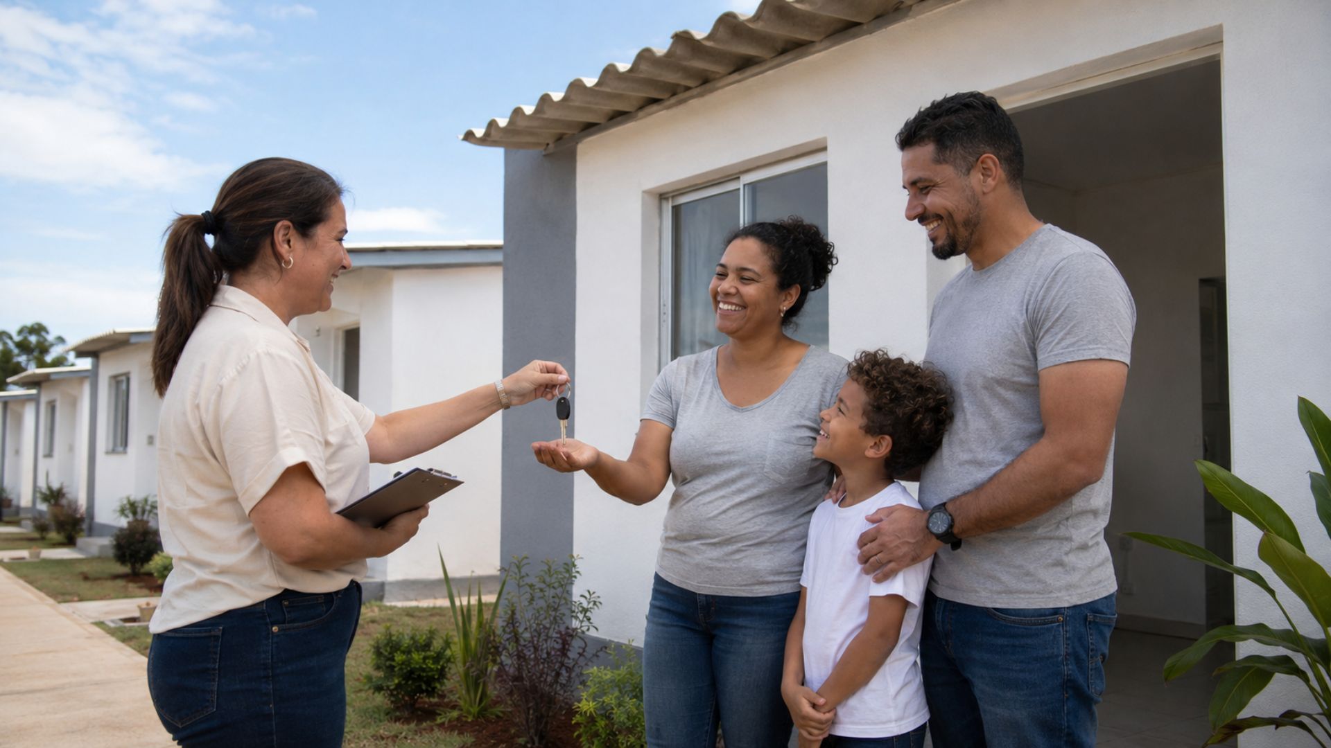 RS Social Recomeço investe R$ 40 milhões em microcasas de módulos pré-fabricados como moradia transitória para famílias em situação de rua em 4 cidades.