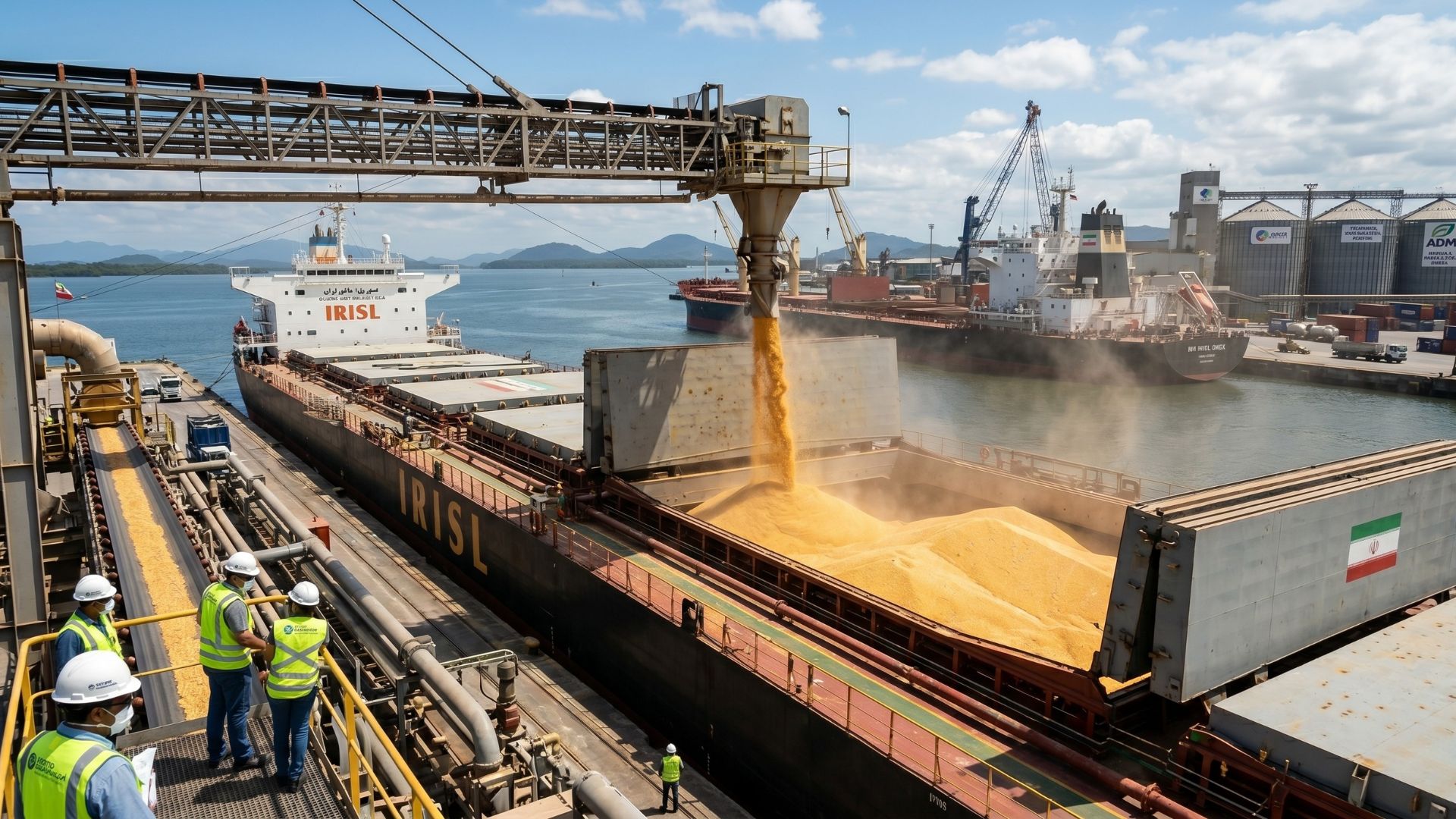 Irã comprou 9,1 milhões de toneladas de milho brasileiro em 2025, mas guerra, fertilizantes e o Estreito de Hormuz criam riscos para o agro nacional.