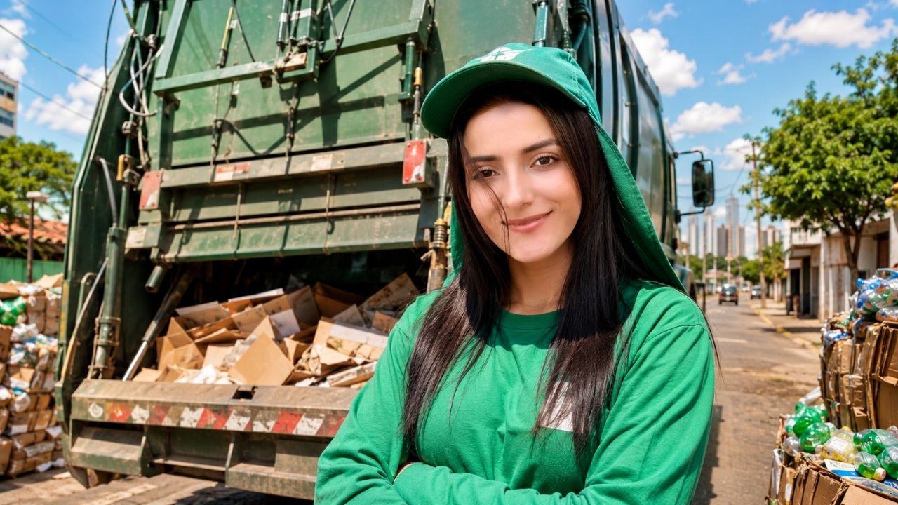 Mãe solo de 30 anos, coletora de recicláveis viraliza em Goiânia após incentivo do filho, ganha milhares de seguidores em poucos dias e usa a fama inesperada para defender uma