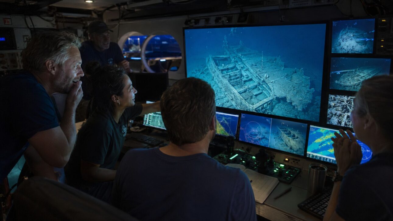 Empresa de petróleo descobre naufrágio no Golfo do México: Shell viu no fundo do mar naufrágio do século 19 com robô submarino na exploração de petróleo.