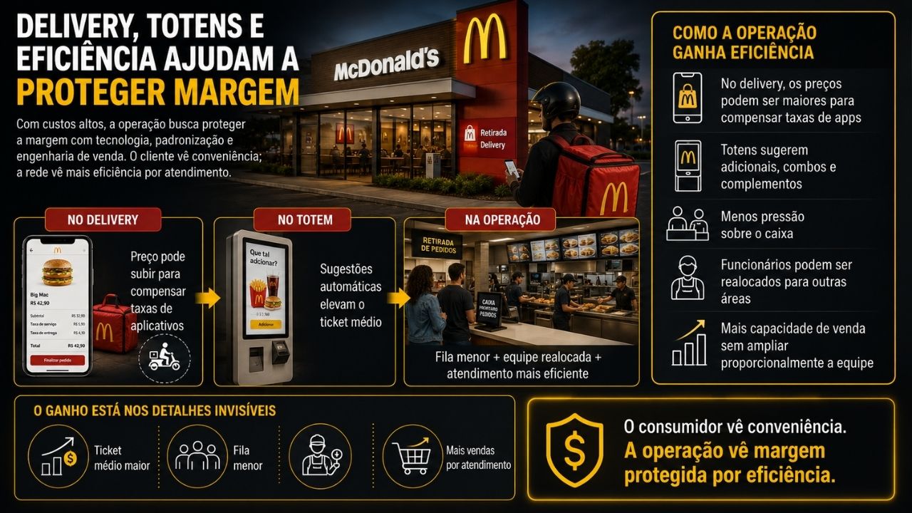 McDonald's prende franqueado a aluguel, royalties e contrato rígido, com risco milionário no Brasil.