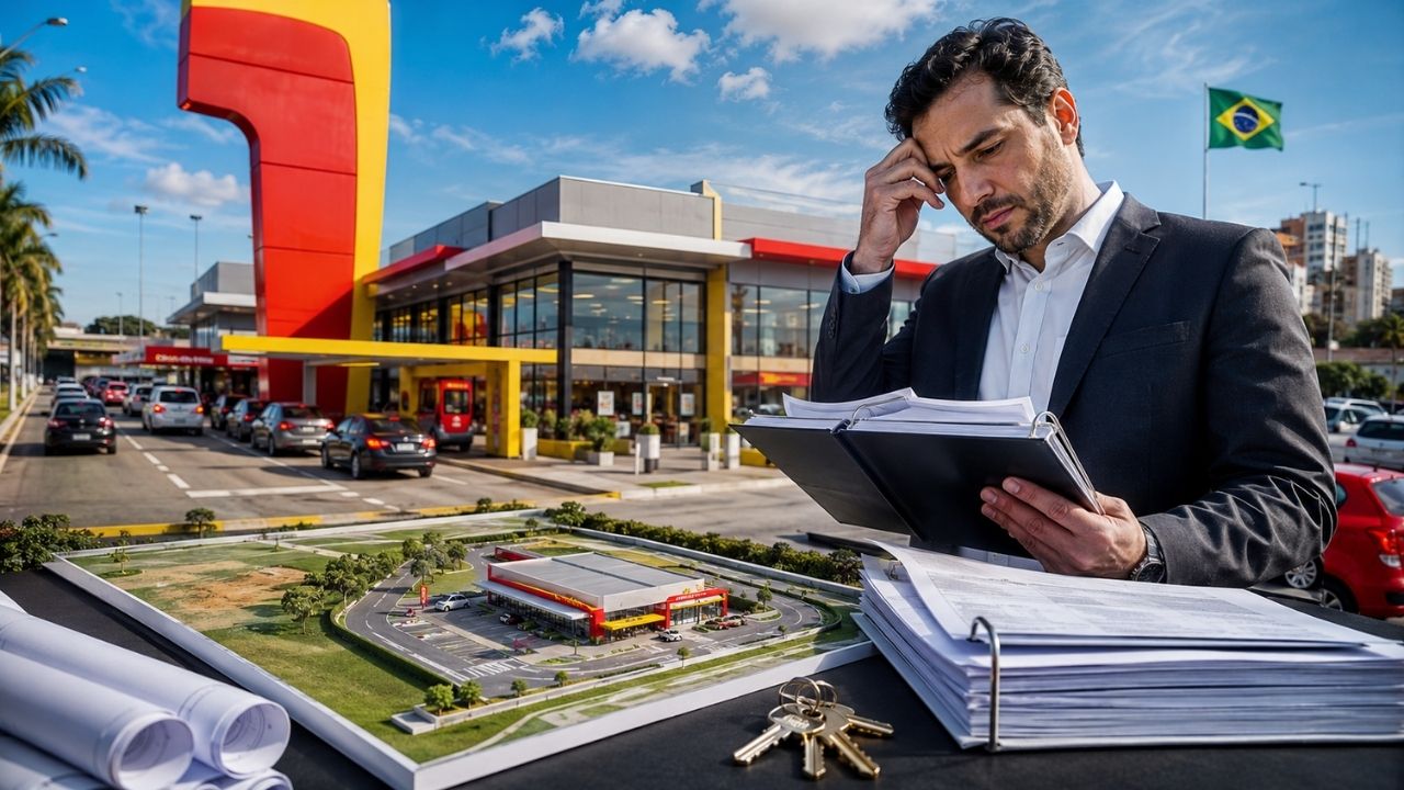 McDonald's parece vender hambúrguer, mas o bastidor envolve terrenos, aluguel e contratos rígidos no Brasil, franqueado pode investir até R$ 4,5 milhões, entregar parte do faturamento (4)