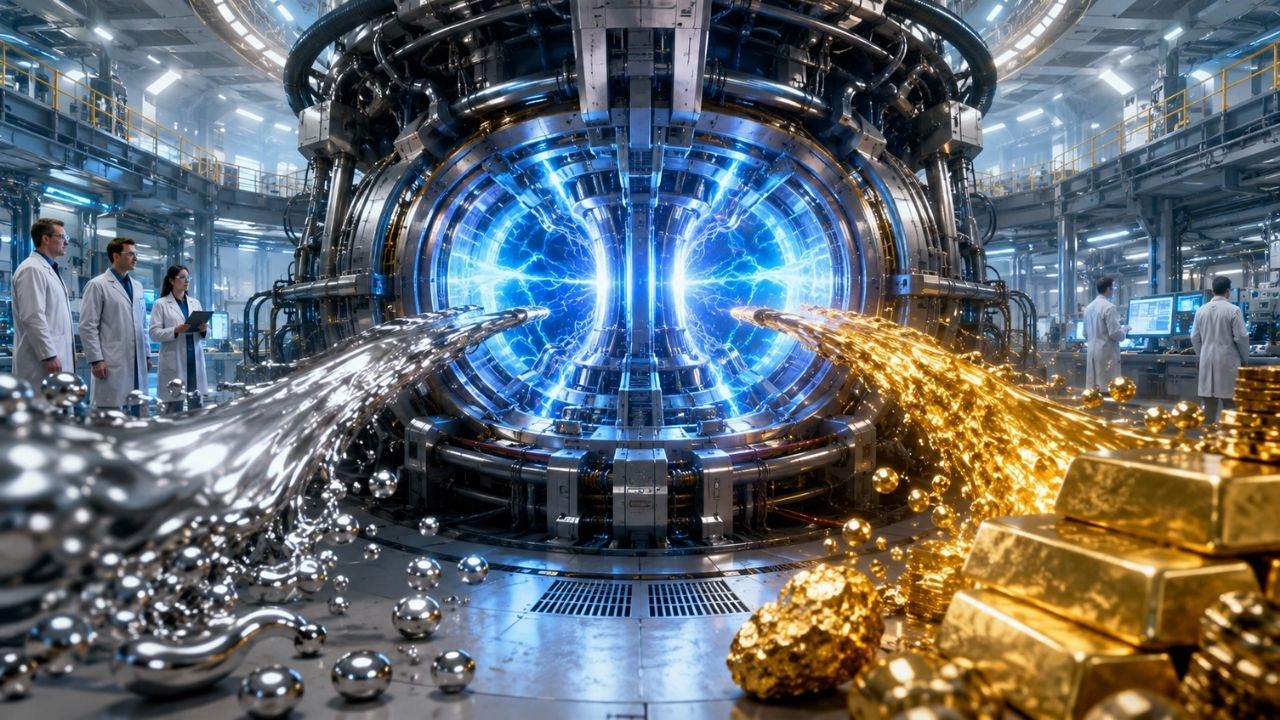 Mercúrio virando ouro deixou de ser só fantasia de alquimista em estudo de fusão nuclear, que propõe usar nêutrons de tokamak para criar ouro-197 estável, mas o caminho entre promessa (2)