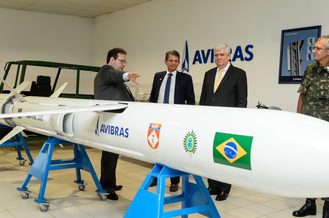 Brazil develops the AV-TM 300 missile, a cruise weapon integrated into ASTROS with a range of 300 km and a focus on national military autonomy.