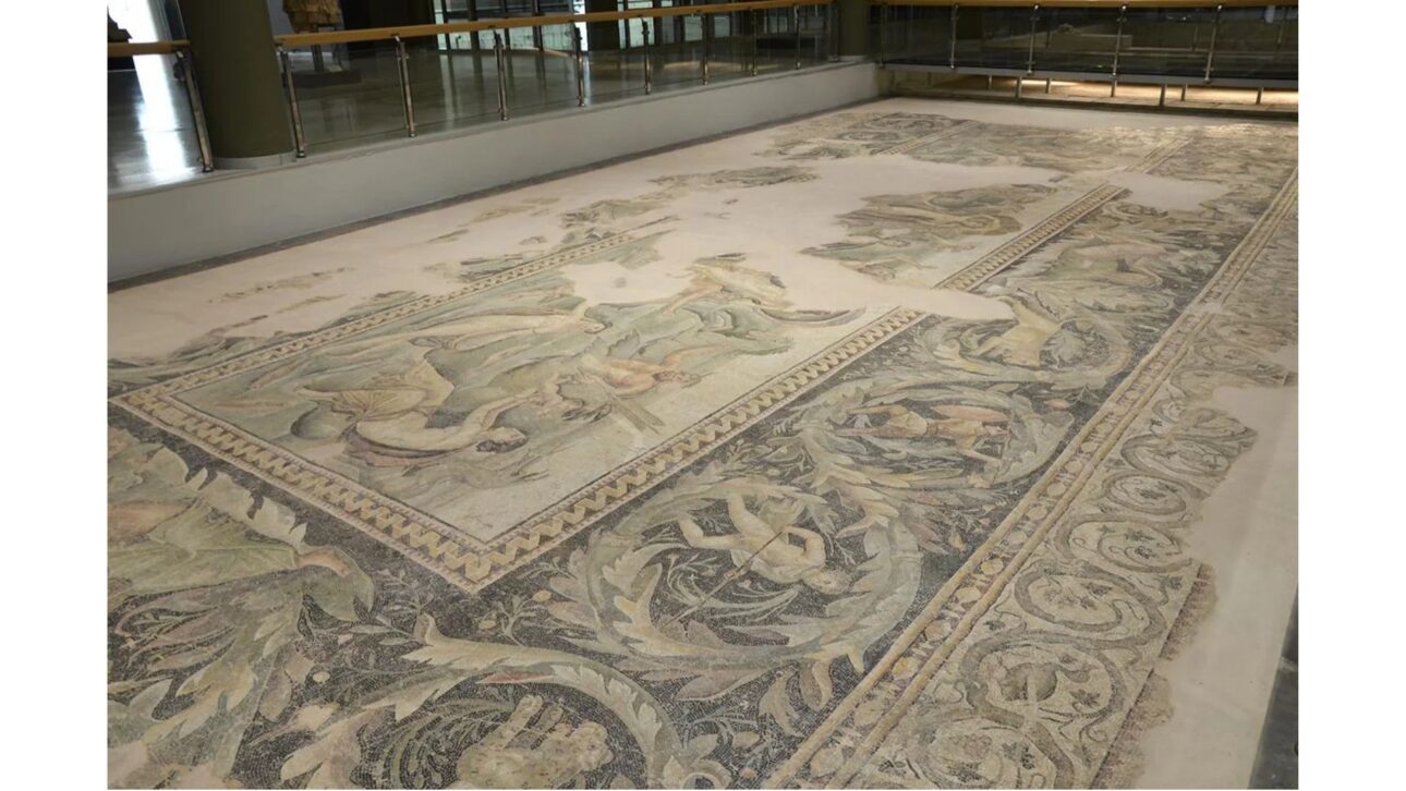 Another Roman mosaic found in Turkey, currently on display at the Hatay Archaeological Museum. Credit: Following Hadrian , CC BY-SA 2.0
