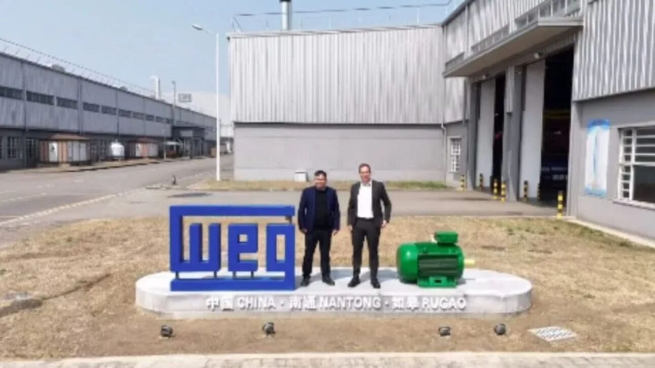 Vice-presidente visitou sede da WEG na China (Foto: Reprodução, Redes Sociais)