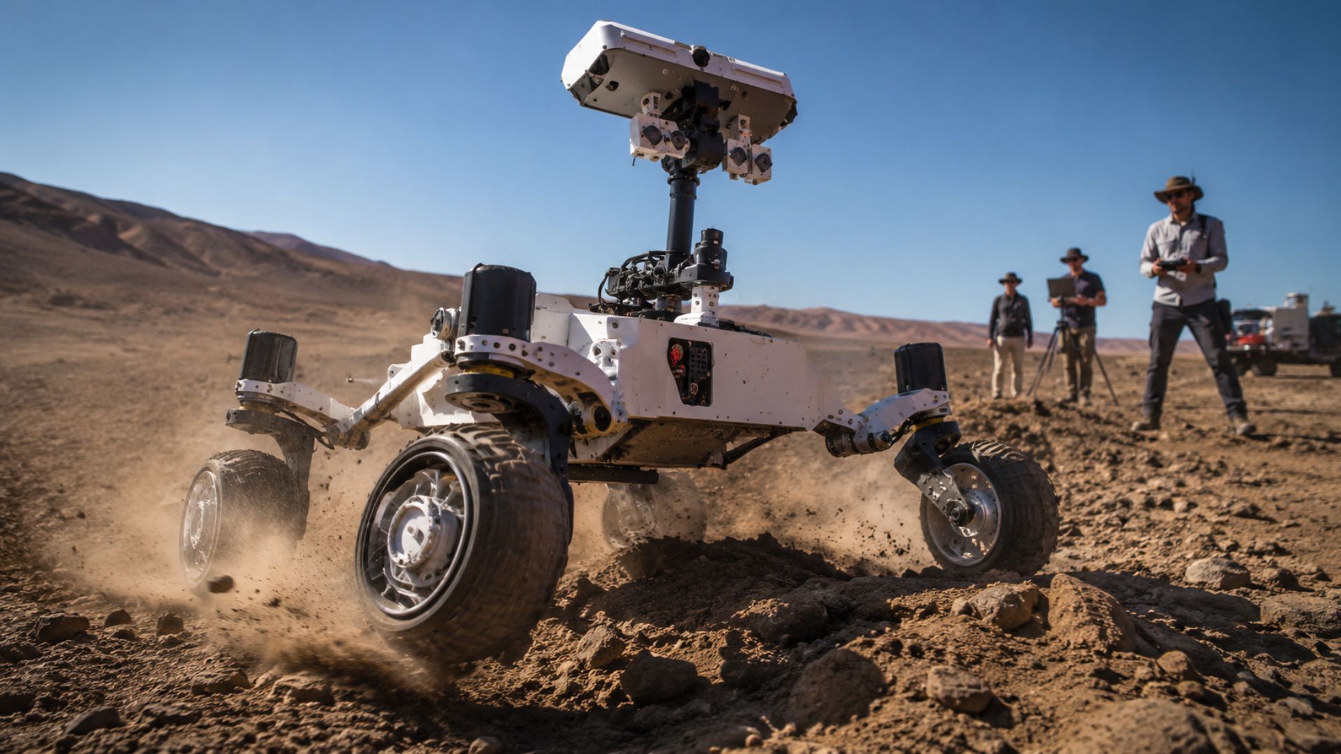 A Nasa testa o rover Ernest, com quatro rodas e suspensão que imita um lagarto, e quer ser dez vezes mais rápido que o Perseverance em Marte.