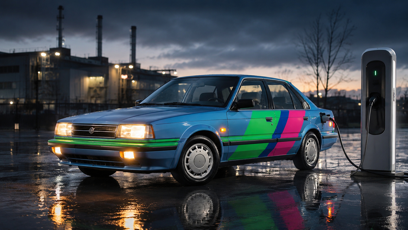 Nissan Bluebird elétrico nasceu para celebrar a fábrica de Sunderland