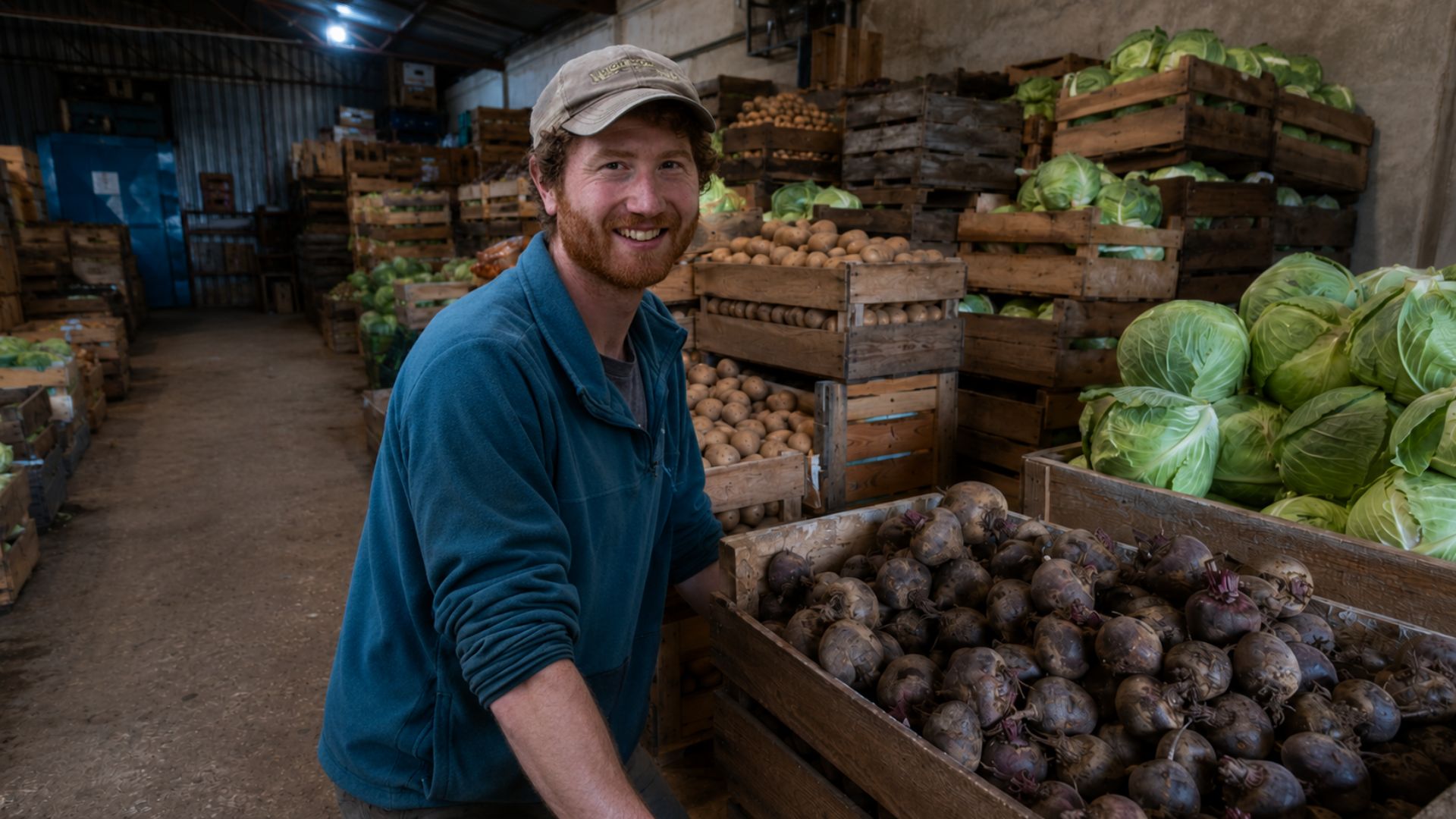 Offbeet Farm: no frio extremo do Alasca, um cientista conseguiu armazenar alimentos sem energia usando o calor dos legumes e reforçou a segurança alimentar.