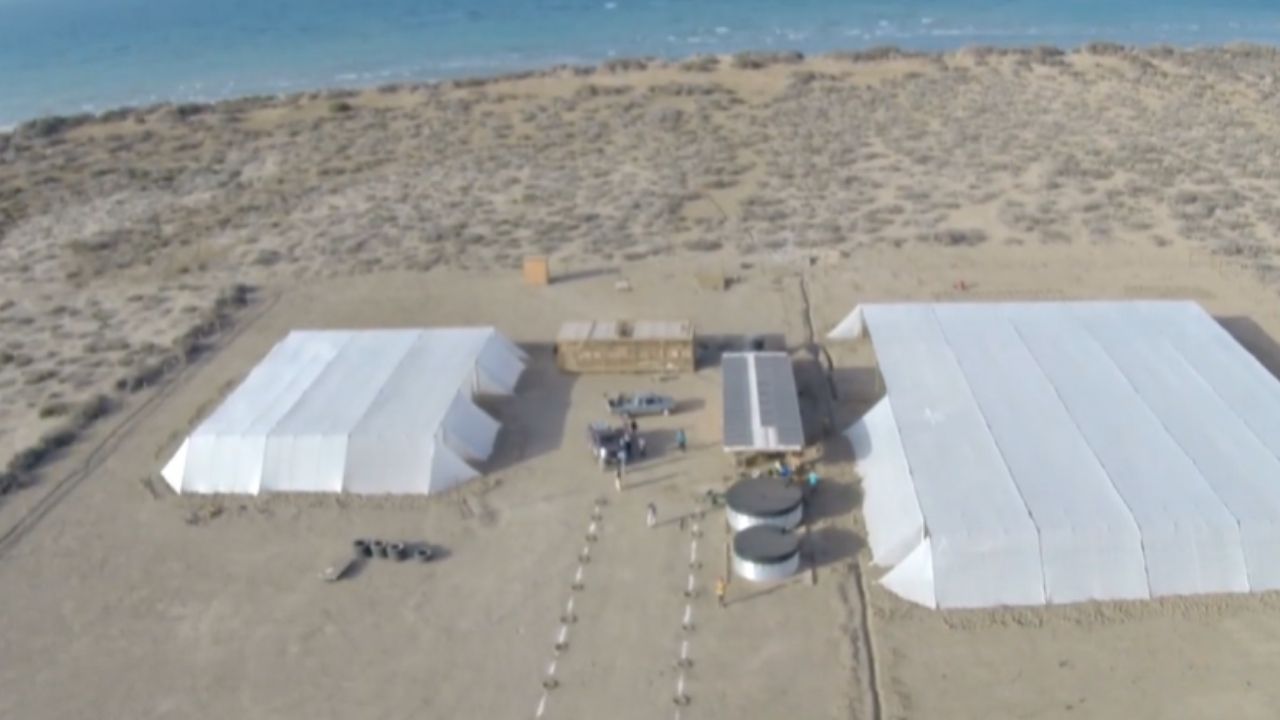 Água do mar abastece Seawater Greenhouse na Somalilândia com dessalinização e energia solar.