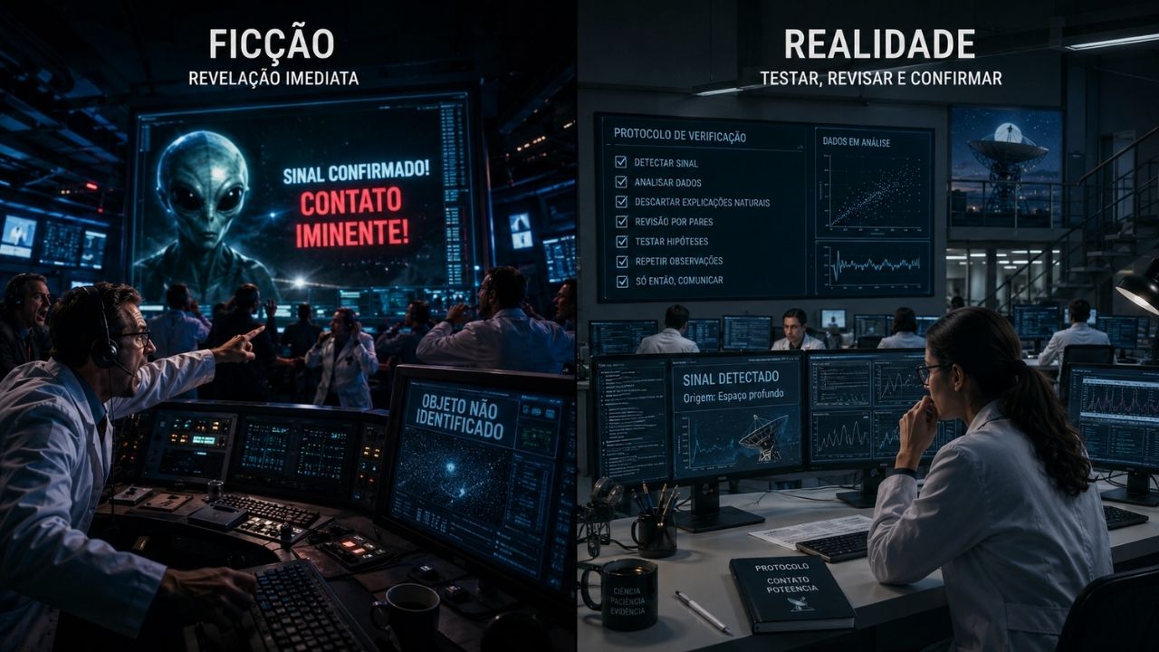 Protocolo sobre alienígenas orienta cientistas sobre vida inteligente, consulta internacional e deepfakes.