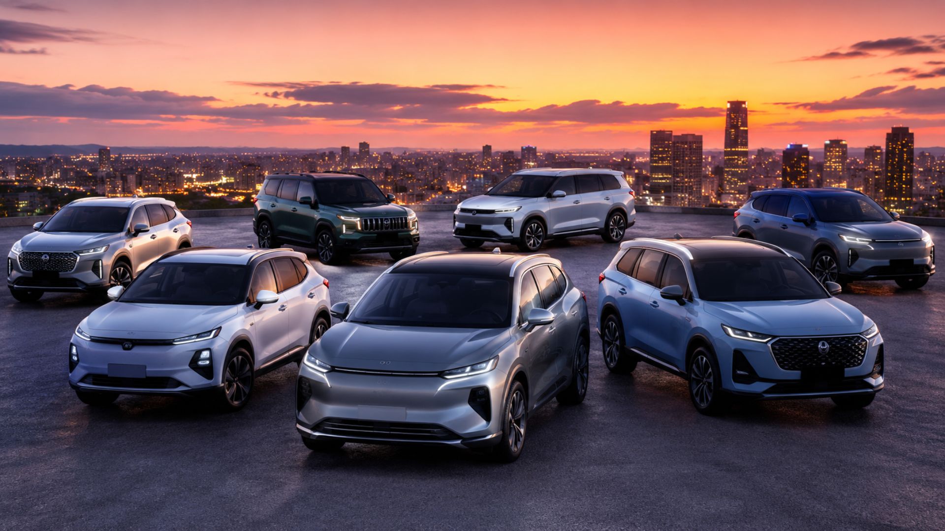 Os SUVs chineses vão invadir o Brasil em 2026 com lançamentos de BYD, GWM, Omoda, Jaecoo, GAC e da estreante Lynk&Co, dos compactos baratos aos híbridos de luxo.