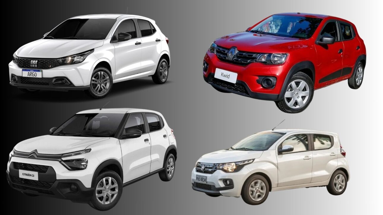 Carros que estão na zona de risco