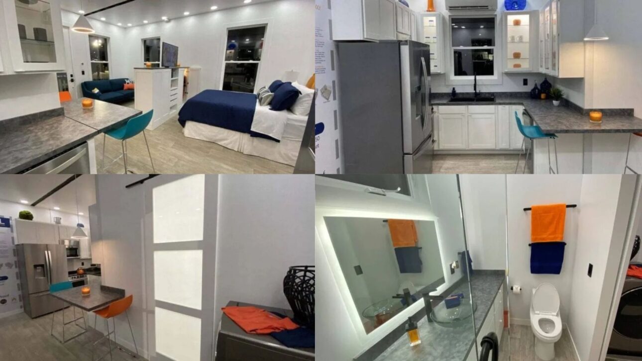 casa pré-fabricada de cerca de US$ 50 mil.